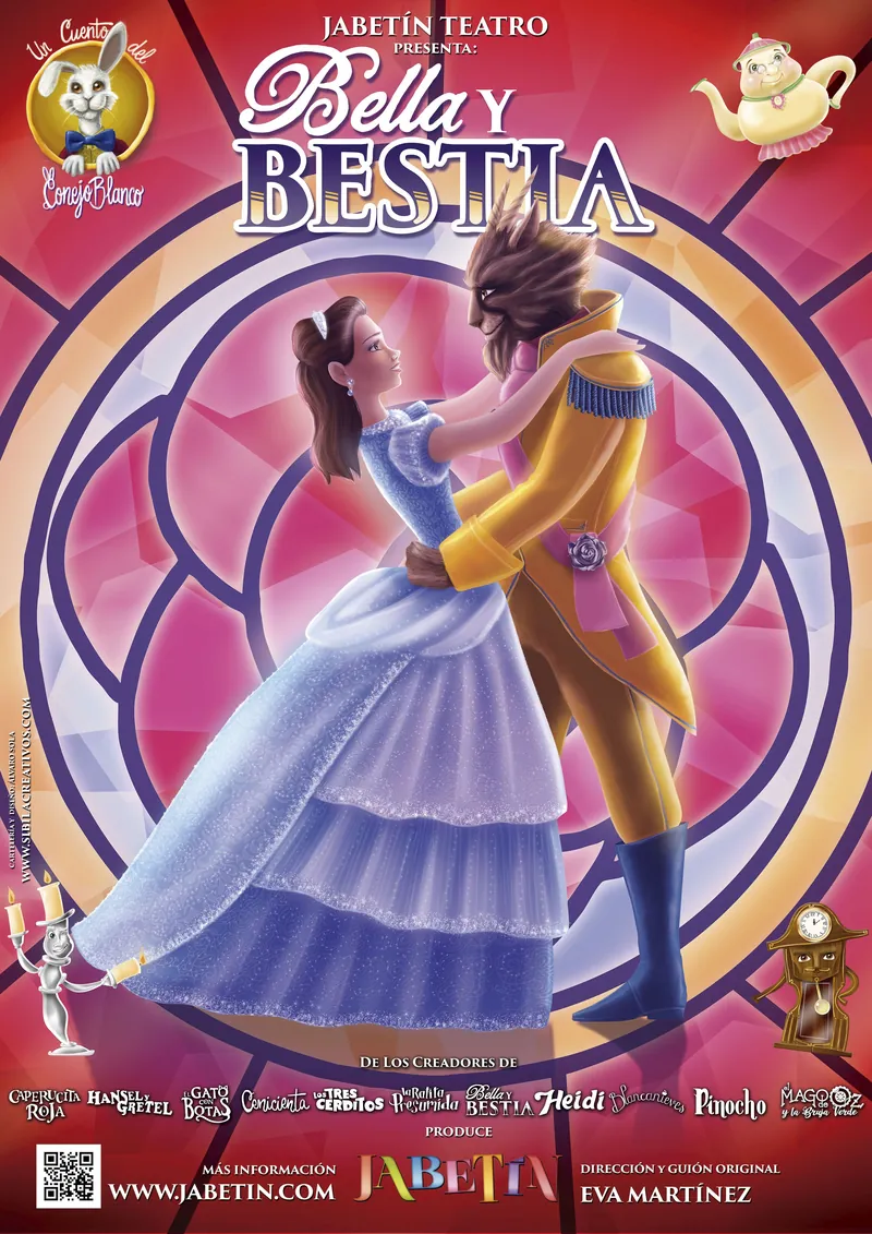 Cartel de Bella y Bestia