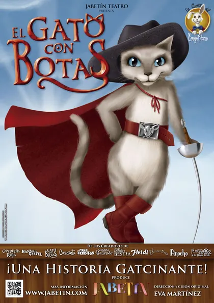 Cartel de El Gato con Botas