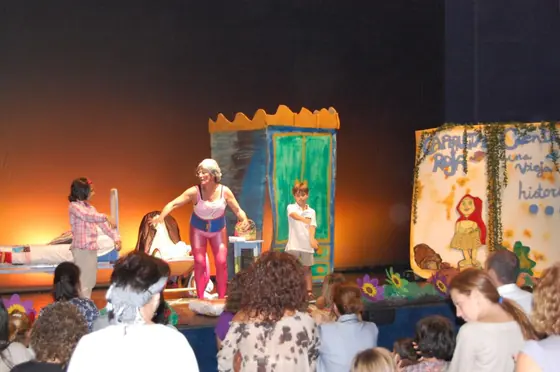 Escena de Caperucita Roja