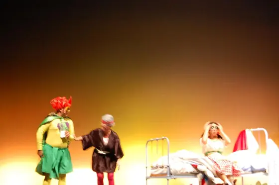 Escena de Caperucita Roja
