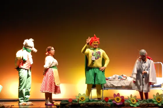Escena de Caperucita Roja