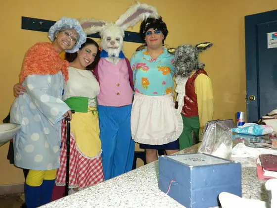Escena de Caperucita Roja