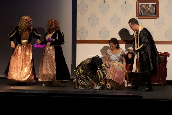 Escena de Cenicienta
