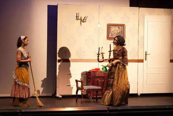 Escena de Cenicienta
