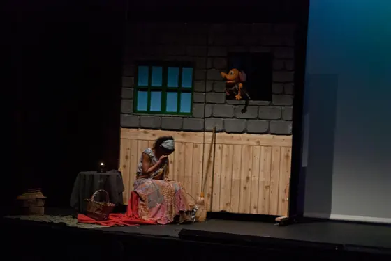 Escena de Cenicienta