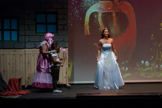 Escena de Cenicienta