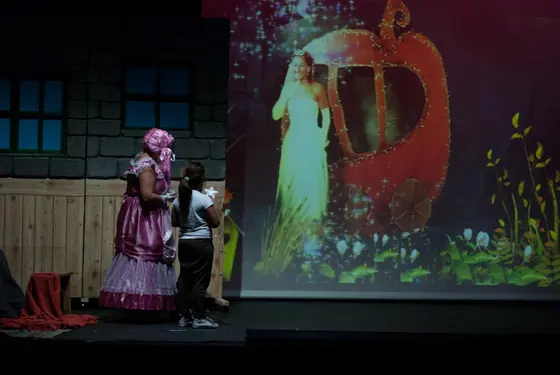Escena de Cenicienta