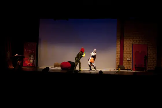 Escena de El Gato con Botas