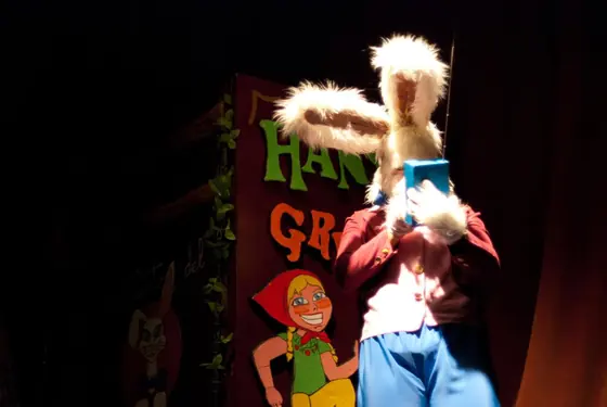 Escena de Hansel y Gretel