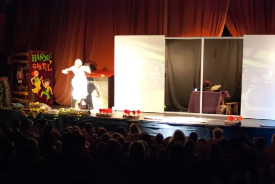 Escena de Hansel y Gretel