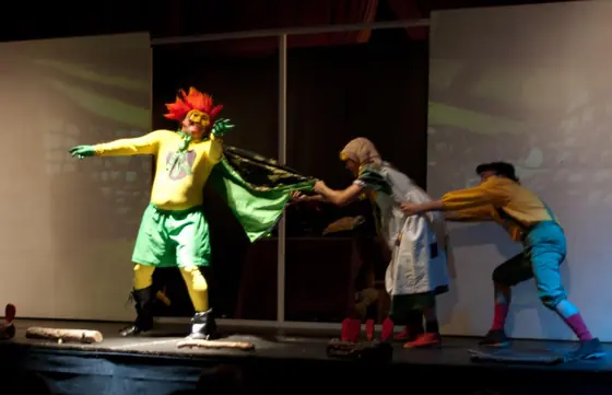 Escena de Hansel y Gretel