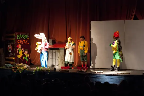 Escena de Hansel y Gretel