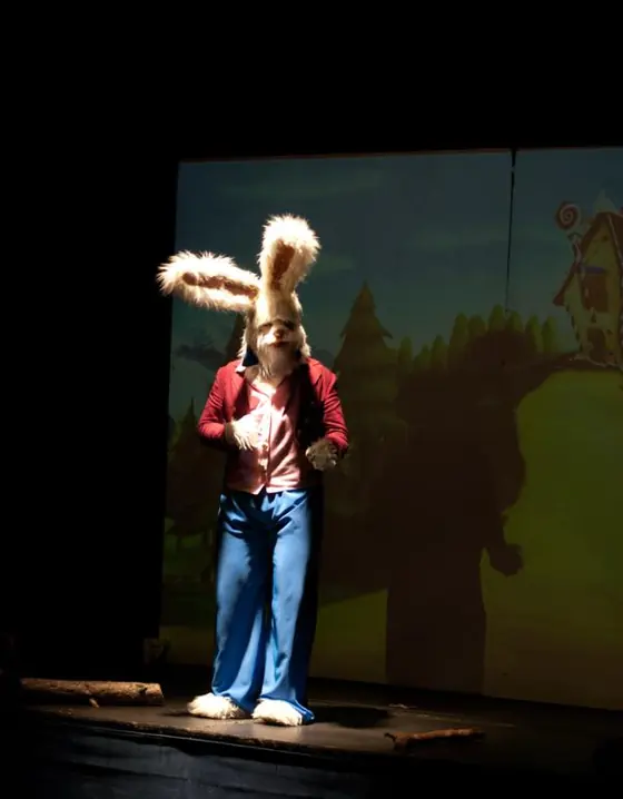 Escena de Hansel y Gretel