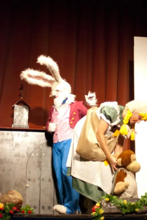 Escena de Hansel y Gretel