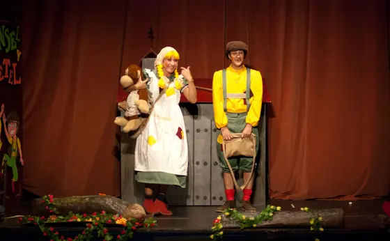 Escena de Hansel y Gretel