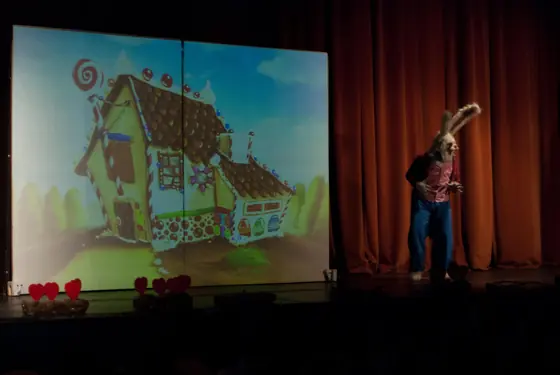Escena de Hansel y Gretel
